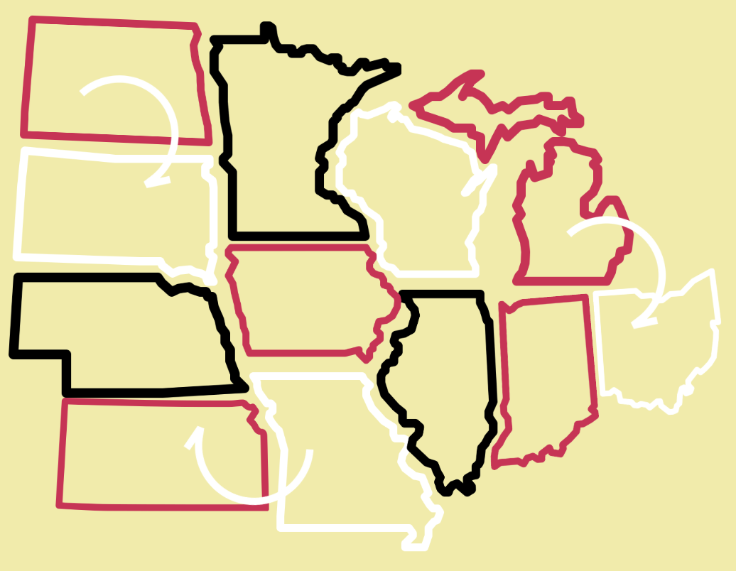 Midwest map, Midwest Fintech